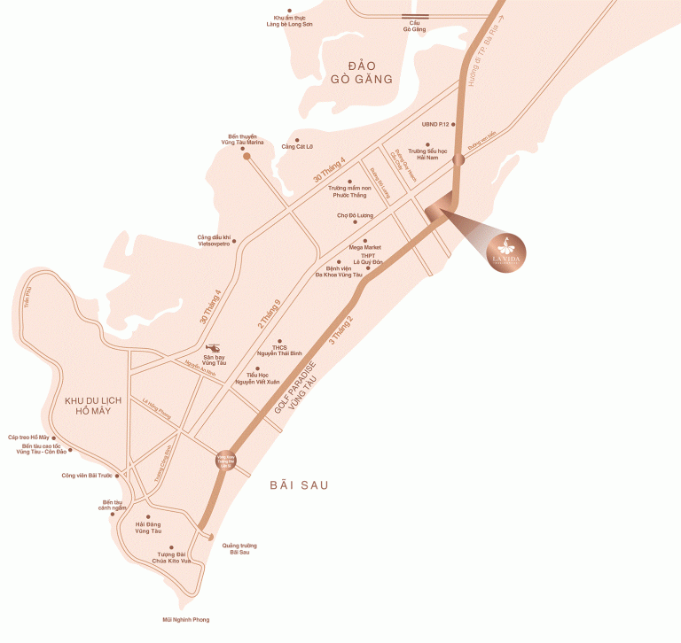 Vị Trí dự án lavida residences